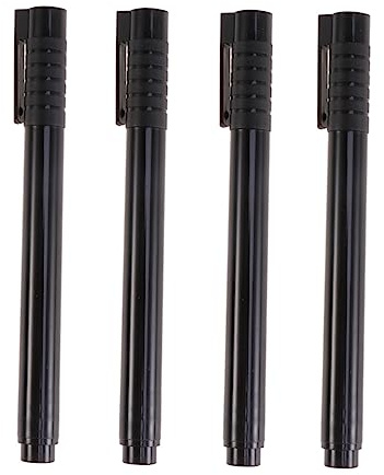 FUNOMOCYA 10pcs Money Detector Pens for Currency and Money Black Pp Material with Instant Bill Identification for Daily Life and Farmers Markets Use