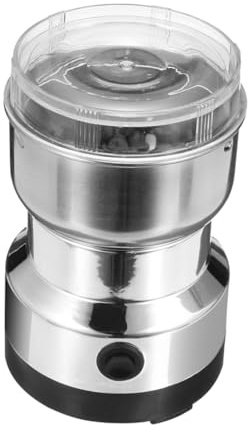 TOYZFRIENDY Moulin à Café Expresso Électrique Broyeur à Grains en Acier Inoxydable Mini-Moulin Polyvalent pour Café Céréales Fruits Secs Pratique pour Usage Domestique Entretien Simple