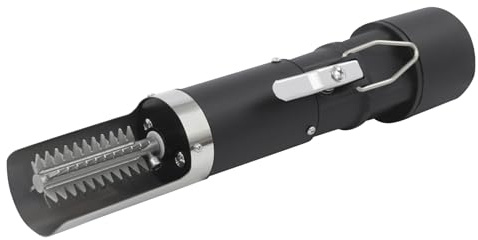 NoneDanGee Elektrischer Fischschupper Entschupper für Fisch Universal Wiederaufladbar Schaber Fischentschupper mit Sicher Clip für Fischmärkte, Restaurants, Küchen, Integrierte Schutzmaßnahmen