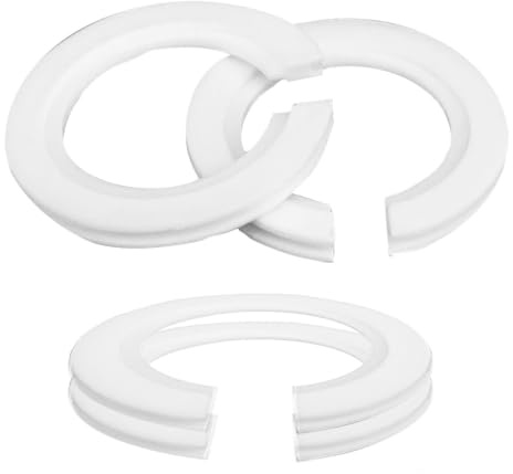 4 PCS E27 to E14 Lampshade Reducer Ring,White Lamp Screw Collar Ring 28MM