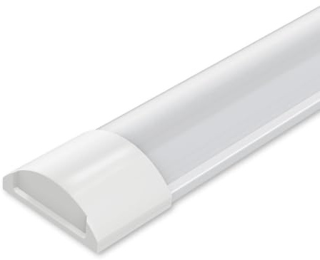Ledvion Feuchtraumleuchte LED 60cm 15W 120lm/W 6500K IP20 | Koppelbar fuer Garage Werkstatt Keller und trockene Innenraeume mit einfacher Montage