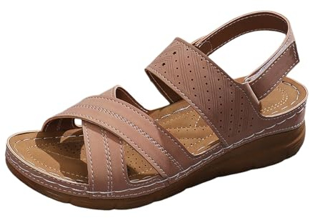 Sandaler klackar sandaler tå klämma för kvinnor, kristallgelé strandflip-flops, koreanska studentkläder, sommarplatta kvinnor, bekväma, vintage, mockasandal, fyrkantig häl, kaki, 37 EU