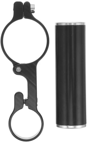 LALAFINA Extensión de Manillar Multifuncional de Metal para Bicicletas Estacionarias Montaña, Soporte para Luz y Velocímetro, 1 Juego de Alta Durabilidad