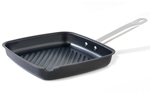 Russell Hobbs BW05469BS Infinity Preseasoned Carbon Steel Griddle Pan, 26 cm, Black