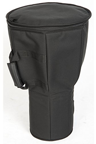 Fame Djembe Bag L, Easy Travel, Nylon Percussion Tasche, Wasserabweisend, Gepolstert, Extra Starker Reißverschluss, Schwarz