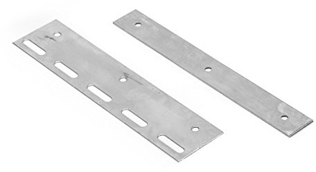 Befestigungsplatte für Lamellen Lamellenvorhang PVC-Streifenvorhang Länge 20cm Grau