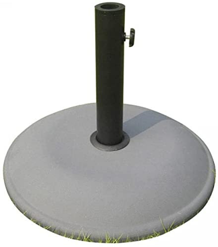 LA PAGODA BASE PER OMBRELLONE TONDA IN CEMENTO DIAMETRO 45-16KILI COLORE GRIGIO