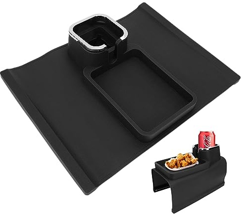 Elprico Couch-Getränkehalter, Silikon-Couch-Getränkehalter und Sofa-Armlehnen-Tablett, Couch-Tisch-Tablett für Starke und Schwere Fernbedienung/Snacks/Handy/Ohrhörer, für