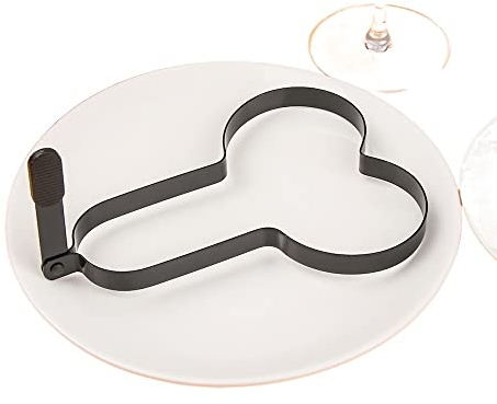 ThraKi stampi per Uova in Camicia, for Friggere Uovo Stampo Frittata Uovo Frittura Stampo Pancake Antiaderente Stampi for Cottura Uovo Fritto Utensile da Cucina Uovo Uovo Fritto Anello