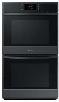 SAMSUNG 30 Double Electric Wall Oven, Matte Black Steel, NV51CG600DMTAA