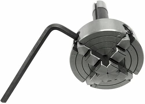 50 mm Drehfutter – 4-Backen-unabhängiges Bohrfutter mit R8-Schaftbogen, hergestellt in Indien