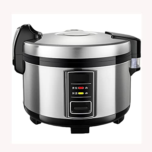 Olla arrocera de acero inoxidable (10-25 l), olla de cocción lenta comercial, olla interior antiadherente, for restaurantes, comedores, escuelas, alimentación de 220-240V US/EU(10L)