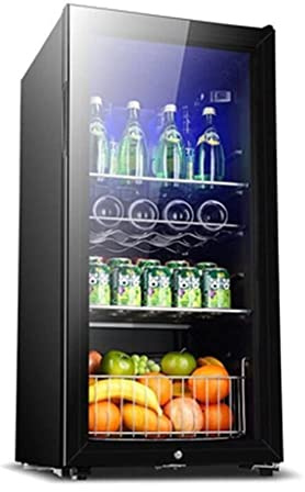 MOLVUS Réfrigérateur à vin à compresseur pour 24 Bouteilles, Grande Cave à vin indépendante, avec Serrure, réfrigérateur à température contrôlée, Porte en Verre trempé (Noir 95 * 45 * 50 cm)