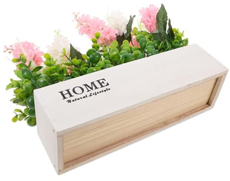 Amosfun Synthetische Hyazinthe Pflanze Fake Topf Home Decor Künstliche Blumenanordnung
