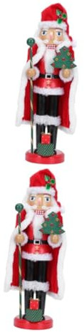 Cabilock 2 Piezas Cascanueces Decoración Juguetes Ornamento Equipo Muñeca Colgante De Navidad Guirnalda Dulce Hada Adornos Árbol De Navidad Inflables De Navidad Figurilla Rojo Algodón