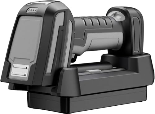 NETUM Ultra-Robuster Industrieller Barcode-Scanner Kabellos DPM, 2D QR-Code-Scanner Mit Ladestation, IP67 Wasser- & Staubdicht, USB HID, RS232, Bluetooth-Datenübertragung -GY80U