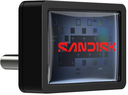 SANDISK Extreme Fit USB-C Flash Drive 1 TB – upp till 400 MB/s läshastighet, plug-and-stay-lagring, SANDISK Memory Zone-appen