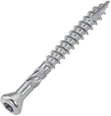 SCREW REBEL Fassadenschraube 4,0 x 40 mm - 500 Stück - Terrassenschrauben Edelstahl gehärtet mit Zulassung ETA