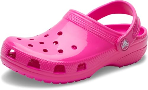 Crocs Unisexe Adulte Classic Neon HL Clog Sabots, Pink Crush, 38/39 EU