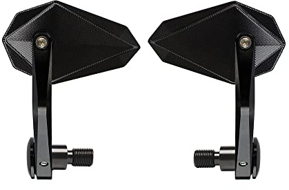 E-SPEEDMTC-SPEEDMTC för YAMAHA MT-07 FZ-07 MT-09 (Up to 2020) FZ-09 MT-10 sidospegel bar ände spegel blå spegel CNC aluminiumlegering justerbar bakre styre ändspegel tillbehör, CBJ-MT09
