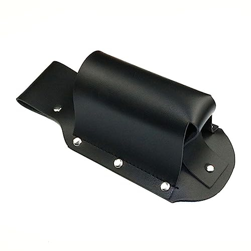 Classic Beer Holster for Men, Cowboy Leather Beer Holster Portable Bottle Beer Holster Waist Belt (BLACK)