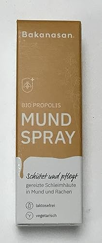 2x 15ml Propolis-Mundspray Mund u.Rachen 1063,33€/Ltr Bakanasan Thymian Salbei Imker Propolis