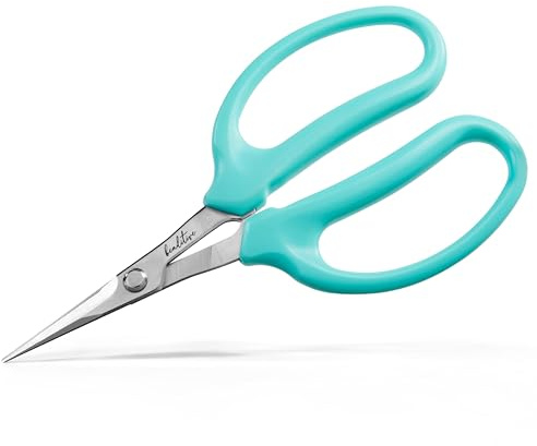 Beaditive Culinary Herb Scissors - Compact 6.5-Inch Stainless Steel Kitchen Scissors - Dishwasher Safe - Sharp Tip for Snipping Fresh Herbs