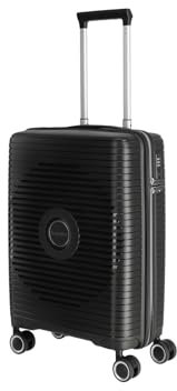 Travelite Hartschalen Handgepäck Koffer, 4 Rollen, ORBITA, Bordtrolley mit bruchsicherer Schale und praktischer Inneneinteilung, TSA Schloss, 55 cm, 37 Liter