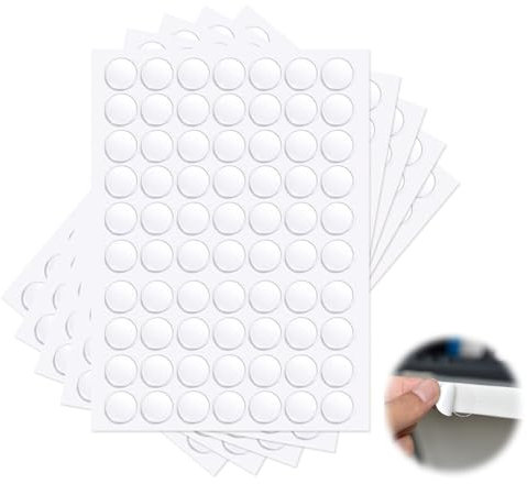 350 Stück Rundes Transparentes Doppelseitiges Klebeband, Doppelseitige Klebepunkte, Ideal für DIY-Projekte, Heimdekoration und Partydekoration, Mehrzweck-Klebeband für Fotos, Poster und Kunsthandwerk