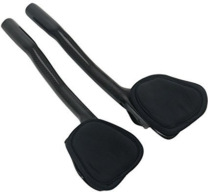 Aerobars - Manillar aerodinámico de carbono para bicicleta de carretera, triatlón, bocina de toro, triatlón, manillar para bicicleta de turismo y manillar de descanso
