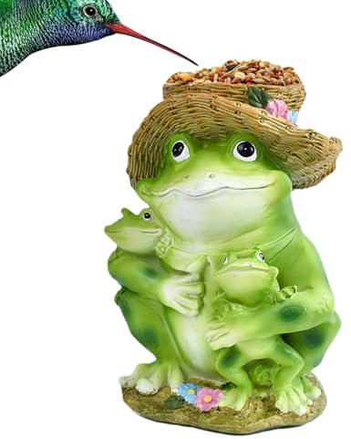 Figurine Grenouille Sculpture Art Figurine Collection Ornement Extérieur