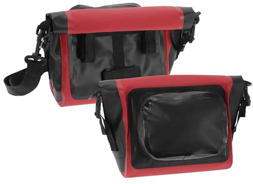 BULLSPANN Fahrradlenkertasche 1Stk Wasserdicht Verstellbar Mit Schultergurt | Schnallenaufhängung, Riemenlänge 1,4m, 23x9x17cm, 301g, Für Gravel Bike Rennrad