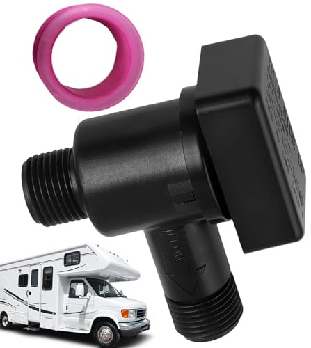 Válvula Antirretorno Para Limpieza Del Depósito Negro De Autocaravana,Válvula Antirretorno Del De Depósito Negro Para Remolque - Accesorios de Protección de Agua Dulce de Repuesto para Viajes y Acampa