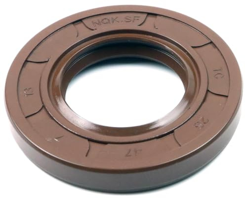 Parts and Parts Radialwellendichtring 25x47x7mm, AS/TC/BASL/WAS, DIN 3760 Simmerring, VITON, hitze & chemikalienbeständig, ideal für Motoren, Pumpen, Getriebe & industrielle Anwendungen
