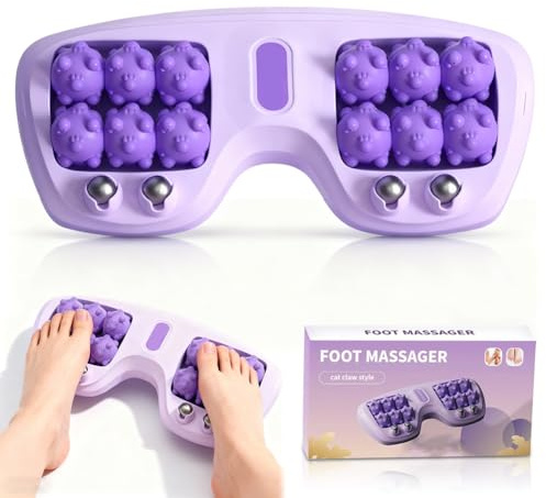 Fußmassageroller & Fußmassagegerät, Faszienrolle Fuß & Fußroller für Plantarfasziitis, Massageroller zur Stress Relief Fußmassage, Professioneller Foot Massager