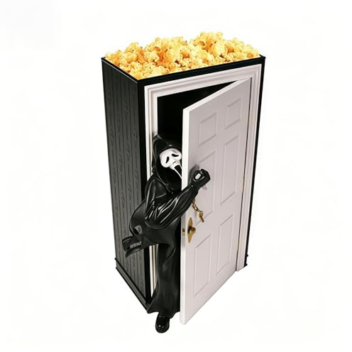 Racocou Cubo de Palomitas 2026 Durable y de Gran Capacidad Imprescindible para Noches de Películas de Terror Decoración de Fiesta y Coleccionable 9.05 Decoración llamativa para Home Theater