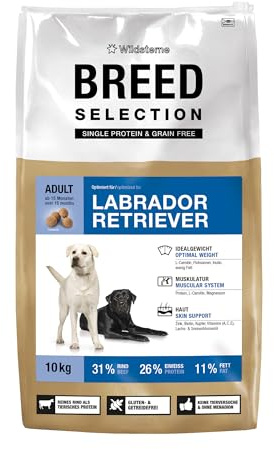 Wildsterne Breed Selection Labrador Retriever, 10 kg | Getreidefreies Trockenfutter | Monoprotein | von Tierärzten entwickelt