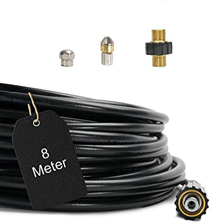 M&M Smartek manguera desatascadora 8 m compatible con Kärcher/Kränzle