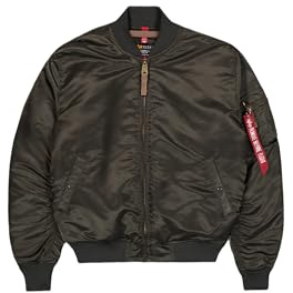 Alpha Industries MA-1 VF Vintage Fit 59 Bomber Veste pour homme Black Olive L