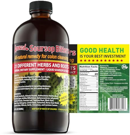 Amenazel Organic Soursop Bitters, 16 fl oz