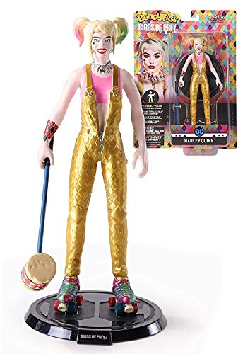 DC-Harley Quinn with Mallet Bendyfig (Bop)