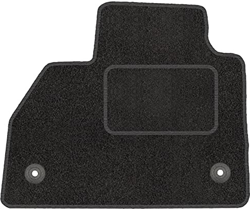 Motohobby Fußmatten passend für Renault Kangoo II Schwarz 1-teilig | Automatten, maßgeschneidert, rutschfest, Schmutzschutz für jeden Tag, Velours