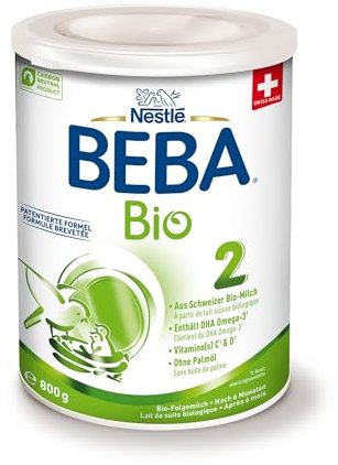 BEBA 2 Bio Folgemilch, Folgemilch nach dem 6. Monat (1 x 800g)