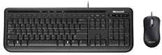 Microsoft APB-00034 USB Mouse e Tastiera, Nero