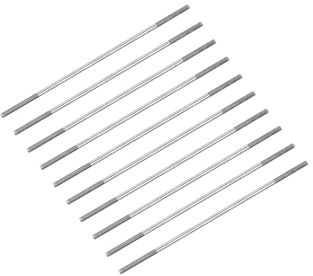 METALLIXITY Doppelseitige Stiftschrauben (M4-Gewinde 130 mm Länge) 10 Stück, 304 Edelstahl Doppelgewindestangenbolzen – für die Hauswartung