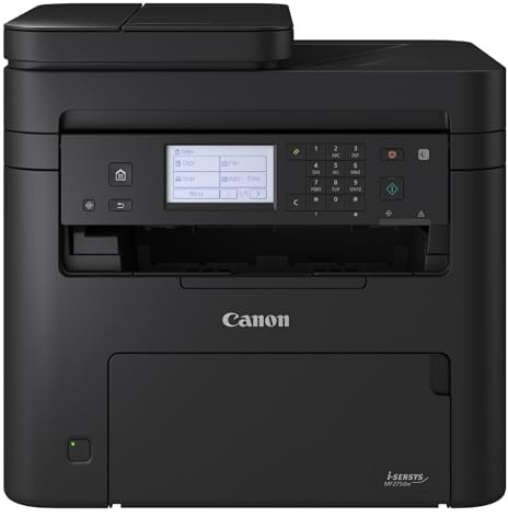 Canon i-SENSYS MF275 A4 S/W-Laser MFP, Drucken Kopieren Scannen Faxen, USB, LAN, W-LAN, 150 Blatt Papierkassette, 29 DIN A4 Seiten/Minute, Duplexdruck