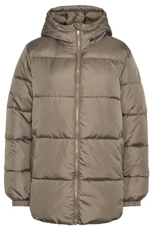 PIECES Pcmaddie-Chaqueta Acolchada Noos BC, Morel, S para Mujer