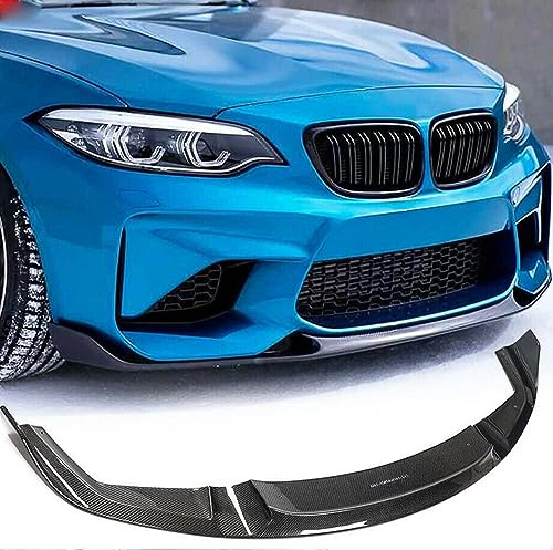 Frontal Alerón Spoiler Labio para BMW 2 Series F87 M2 Coup 2-Door 2016-2020,Parachoques Delantero Labio Divisor Difusor Kit Carrocería