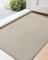COLOR&GEOMETRY Indoor Door Mat 55x80cm, Non Slip, Absorbent, Washable, Easy To Clean, For Entryway, Patio, Pets (Khaki)