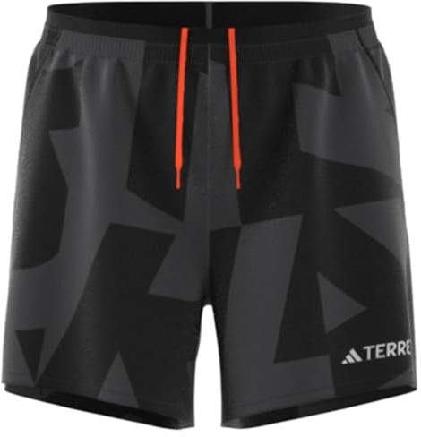 adidas Terrec Herren-Shorts, Mehrfarbig, Bedruckt, Größe XL, 17,8 cm